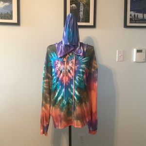 Hooded heart tie dye ❤️ ♥️